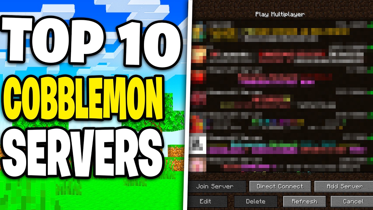 Top 10 Minecraft Cobblemon Servers You Need to Join!