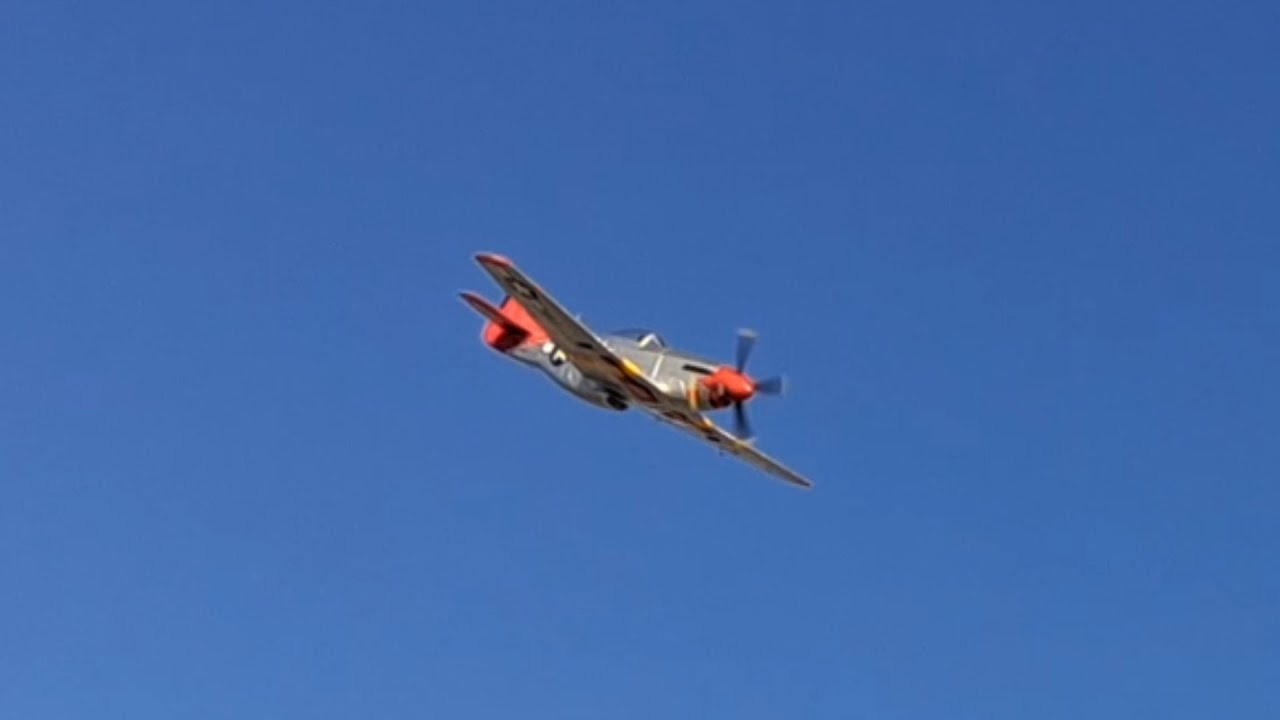 FMS 1450mm P-51  (Red Tail)  10/16/2022