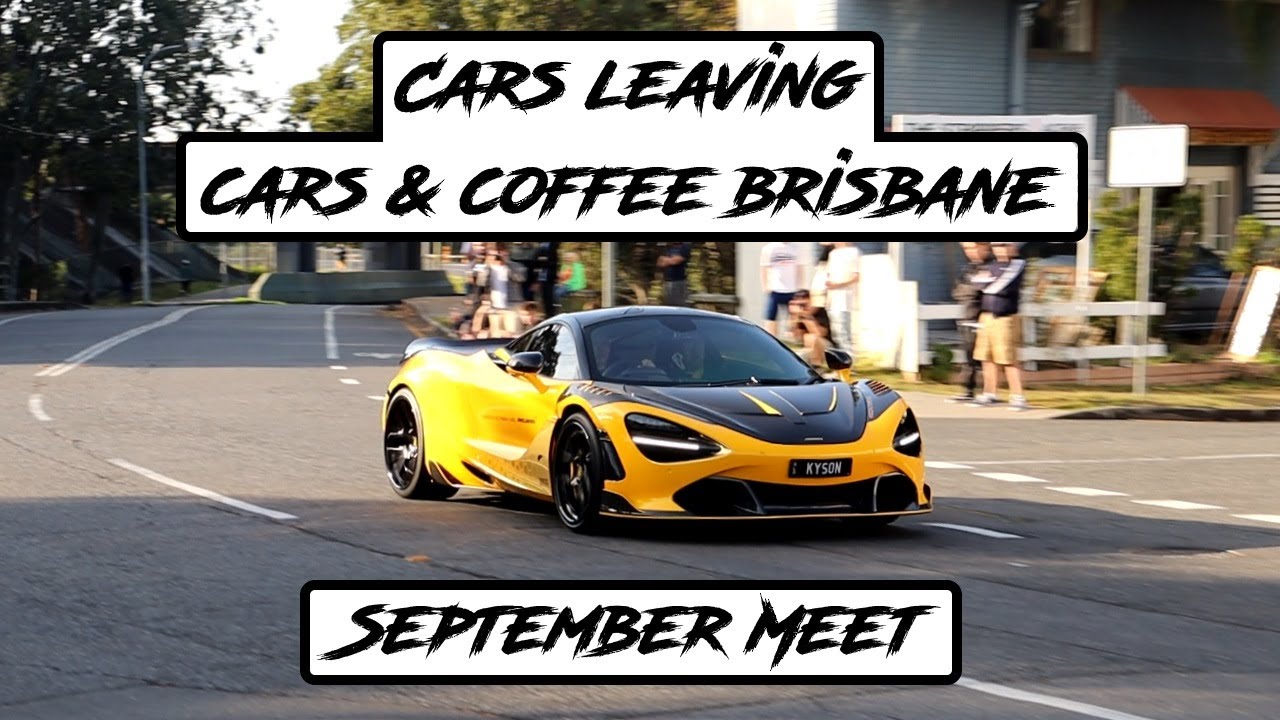 Crazy Modified Cars Leaving Cars and Coffee Brisbane - September Meet | Burnouts, Skids and More!