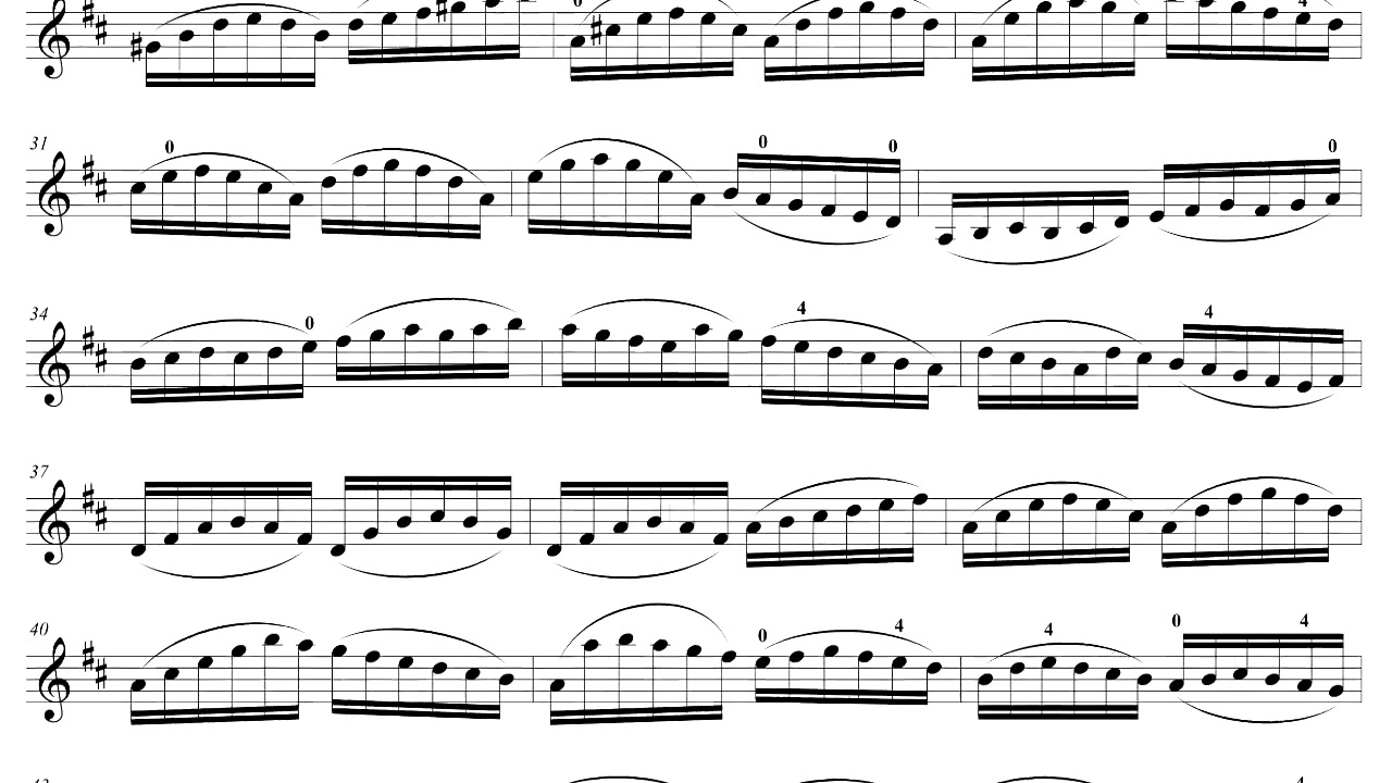 Hans Sitt - 100 Studies for Violin, Op. 32, No. 20