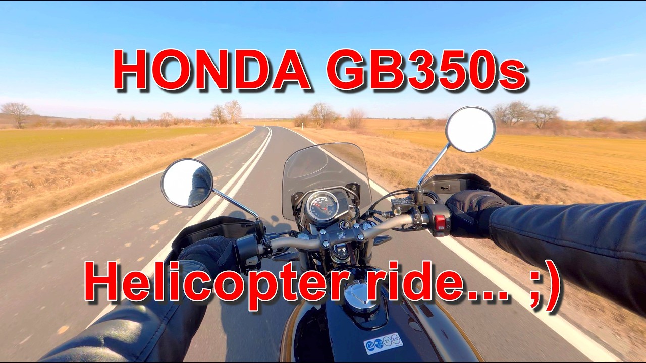 Honda GB350s - krótka jazda po lubuskich stepach... ;)