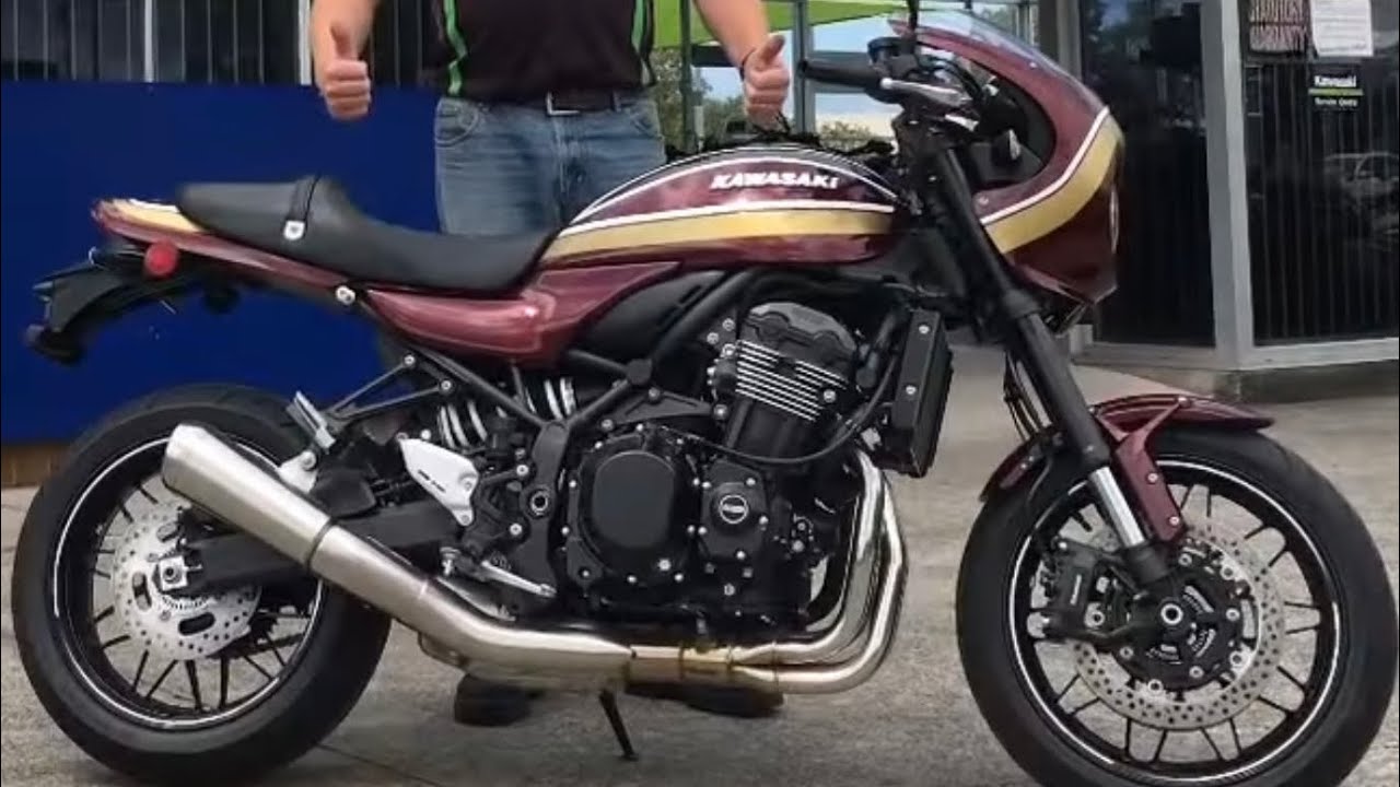 Retro Painted Kawasaki Z900RS Custom Z1B Painted..Akrapovic Headers Sound,Awesome Z900