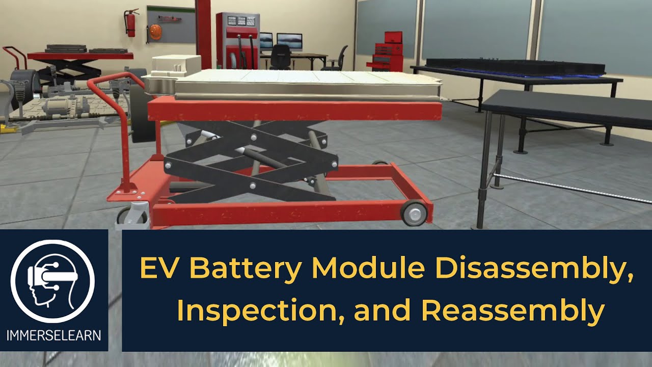 Module Disassembly, Inspection & Reassembly &ndash; EV Battery VR Training