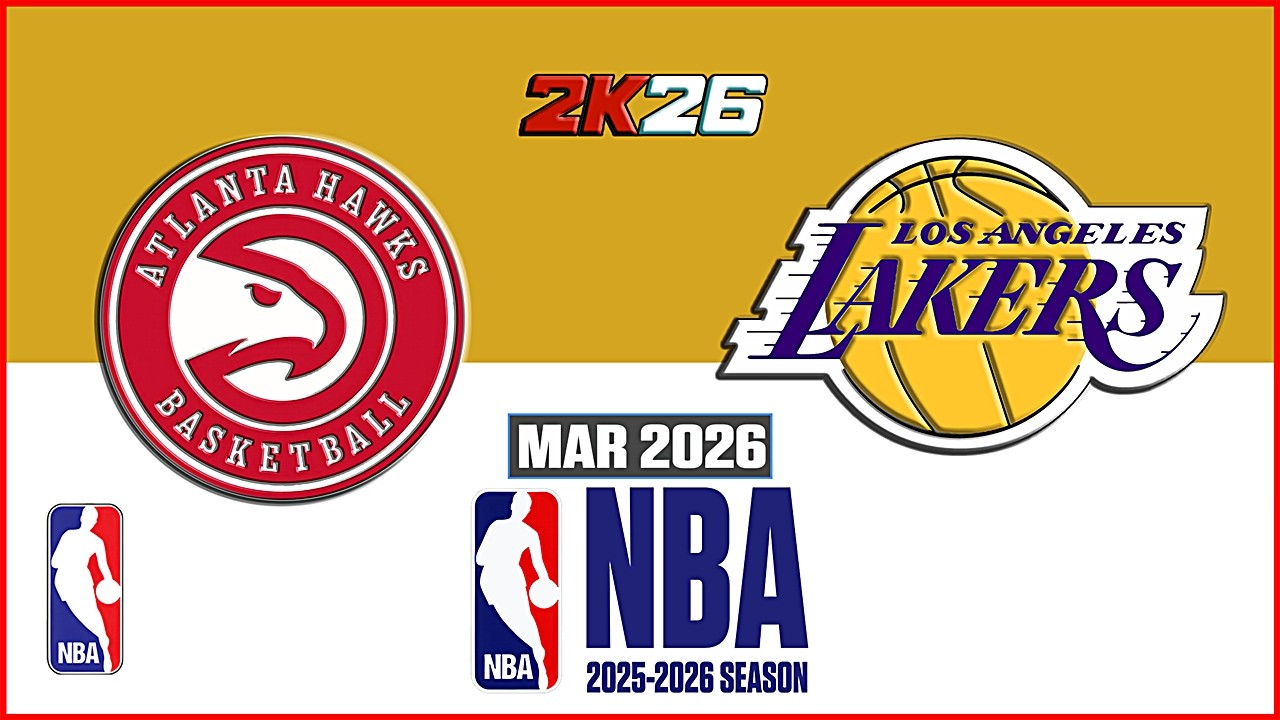 HAWKS  vs  LAKERS  | NBA 4TH QUARTER Highlights | lakers vs hawks | NBA 2K26 |