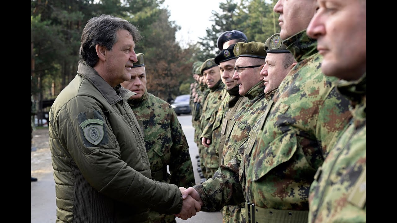 Obilazak pripadnika Vojske Srbije u Kopnenoj zoni bezbednosti, 8. januar 2025. godine