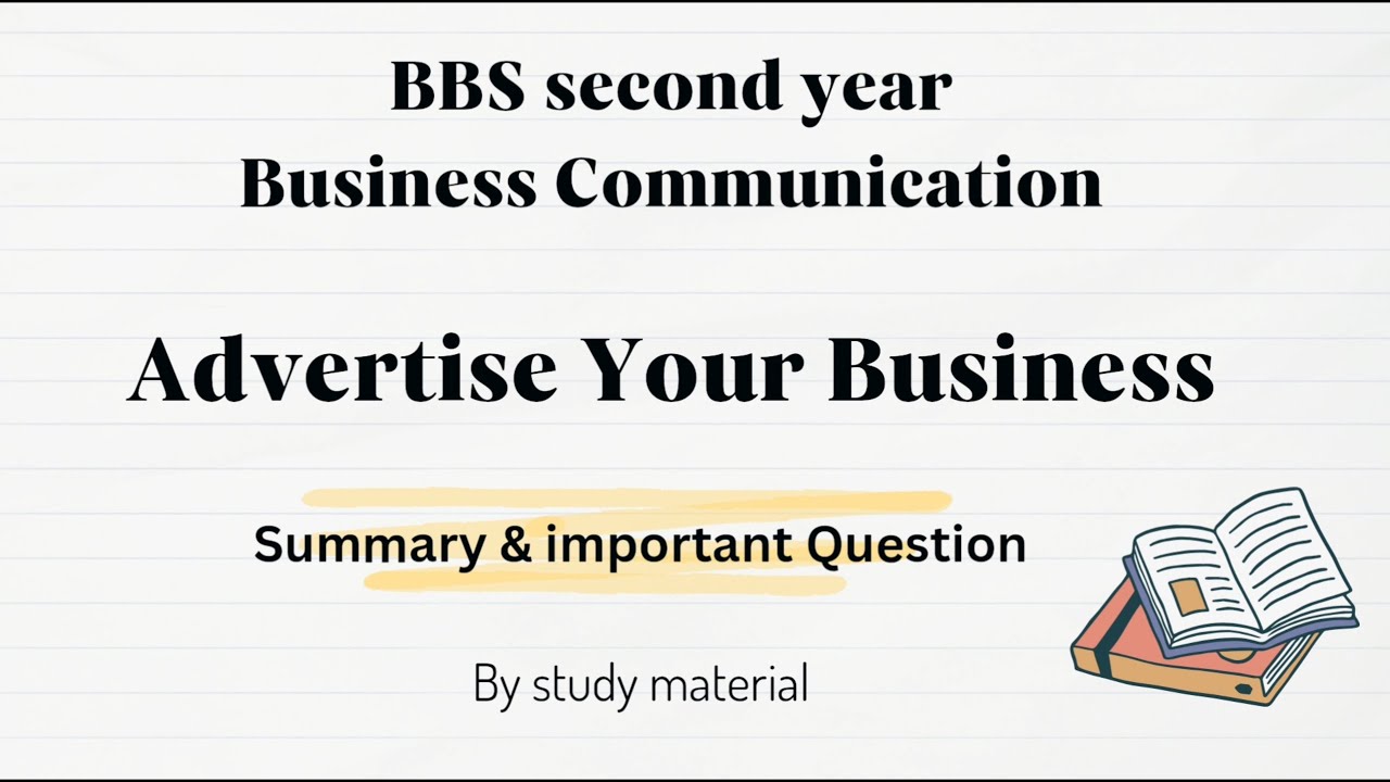 Advertise your Business Summary in Nepali - By Study material