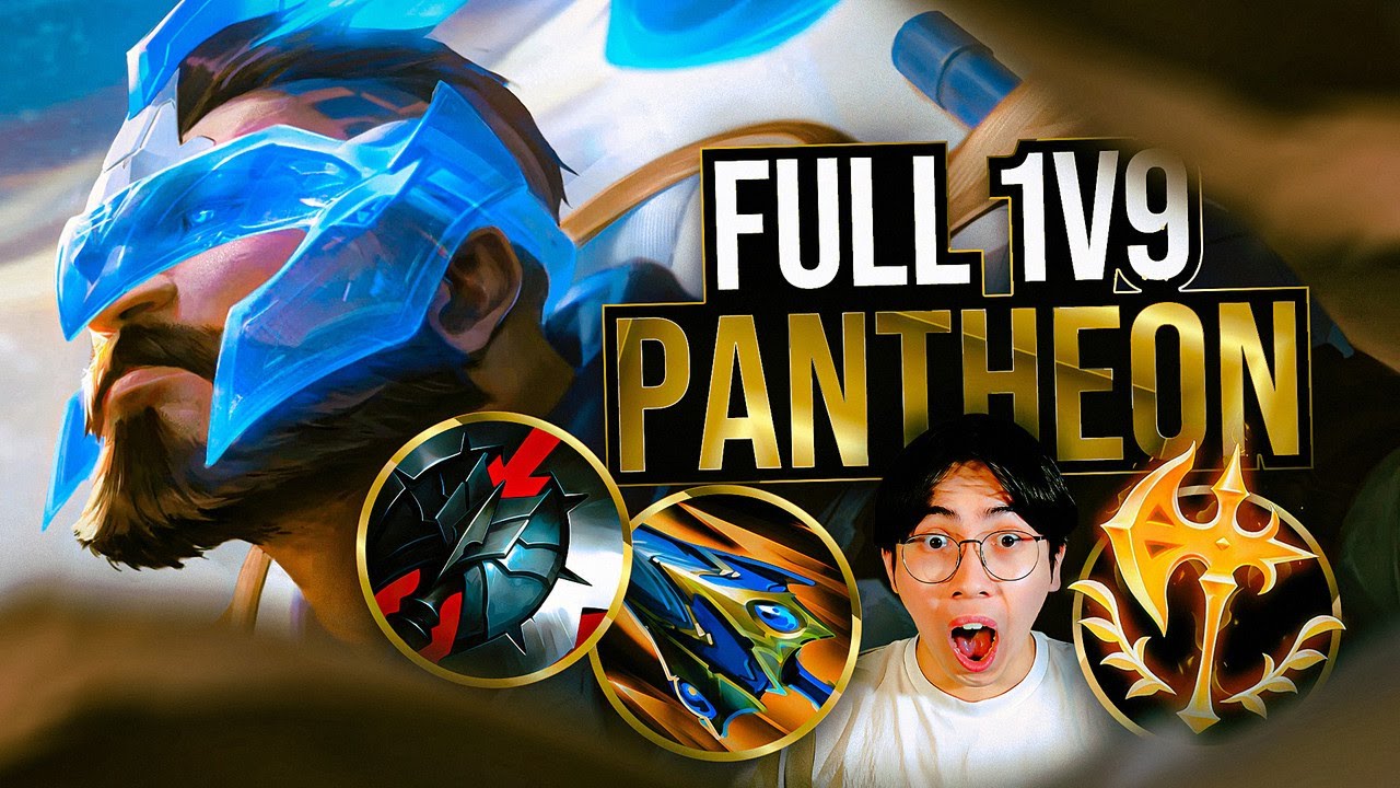 How to 1v9 and STOMP with Pantheon Jungle | perryjg