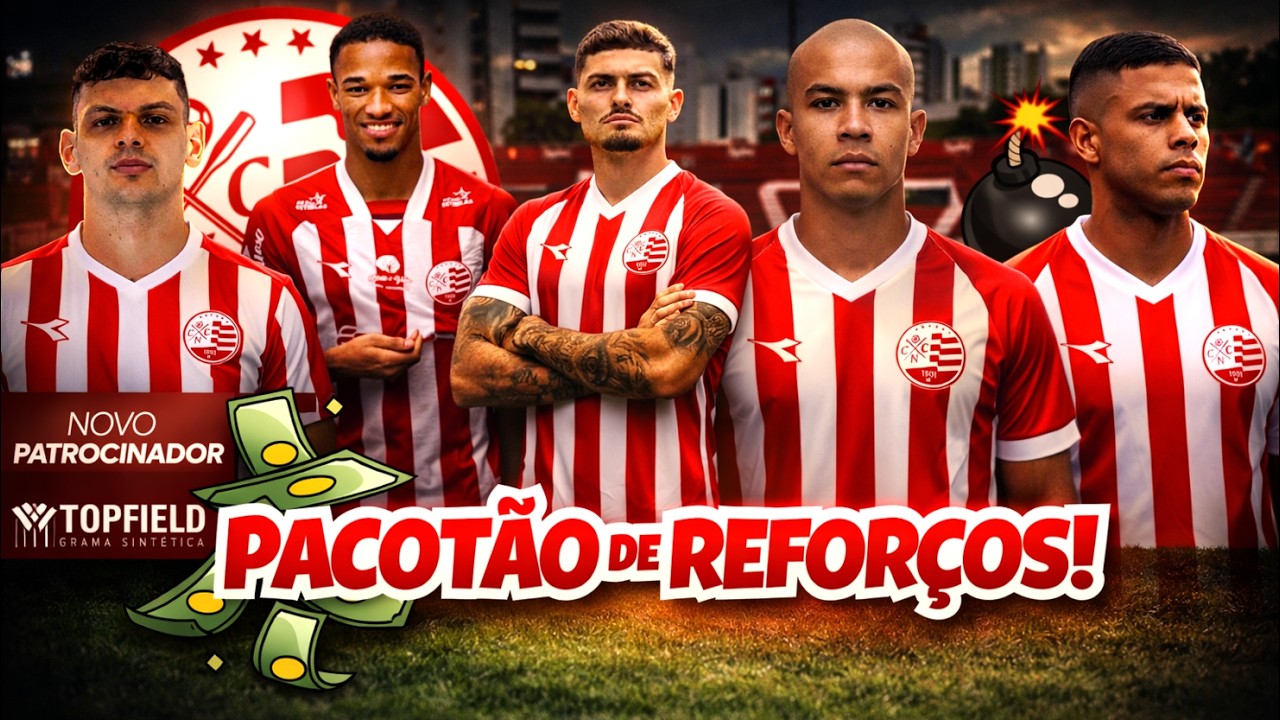 NOTÍCIAS IMPORTANTES DO NÁUTICO: REFORÇOS E NOVO PATROCINADOR