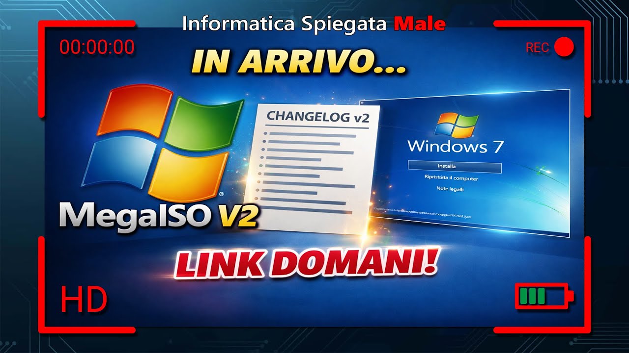 MegaISO Windows 7 V2 pronta | Anteprima e Changelog (Domani il link!)