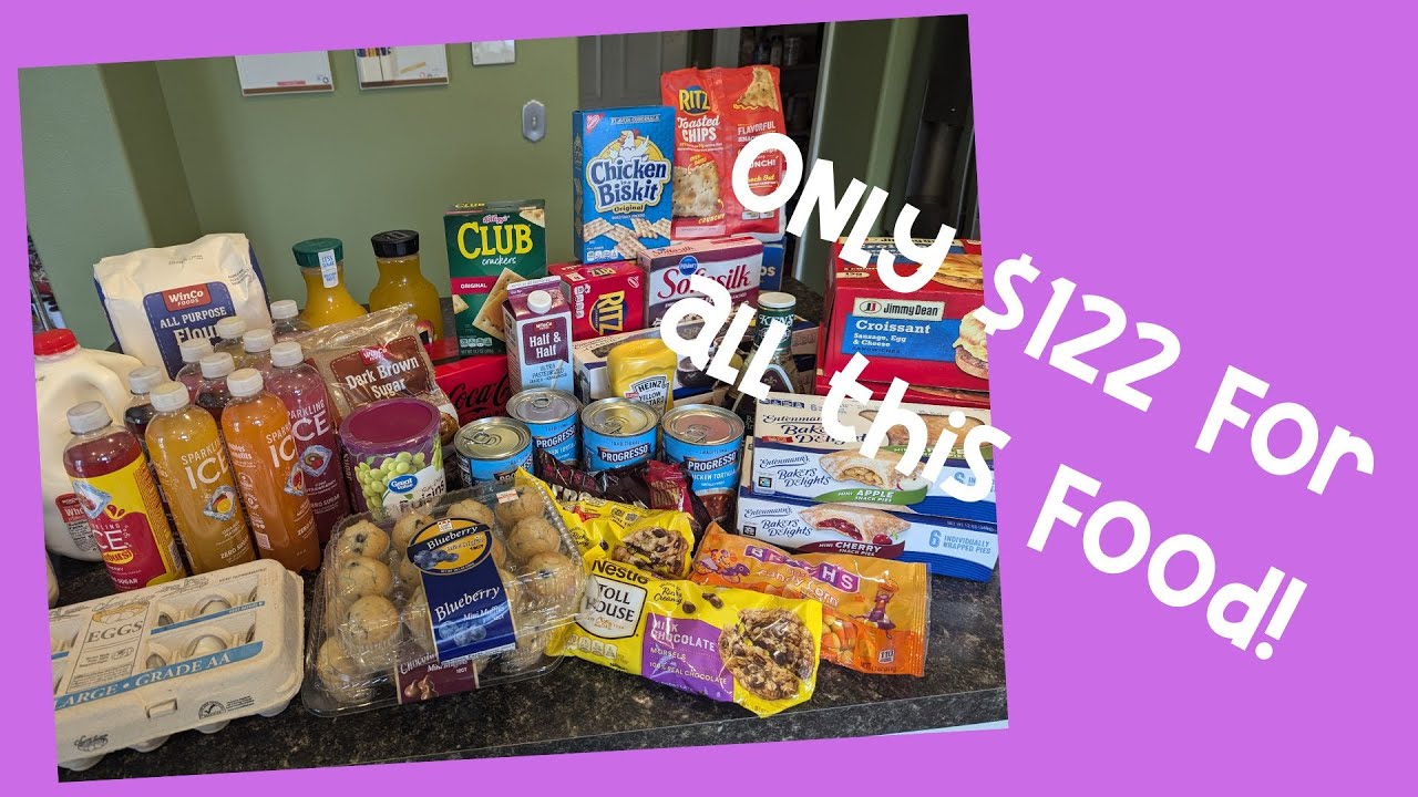 Only $122 for all this food! Grocery Haul of the week!