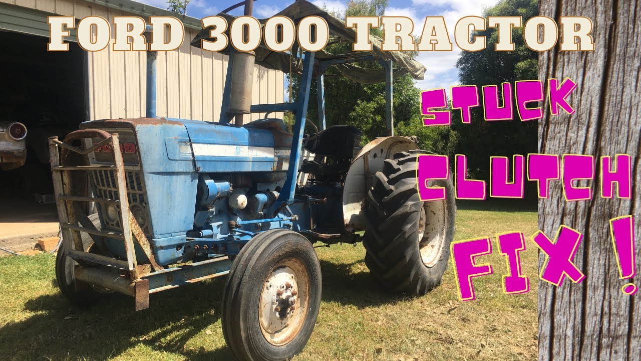 Ремонт заклинившего сцепления на тракторе Ford 3000