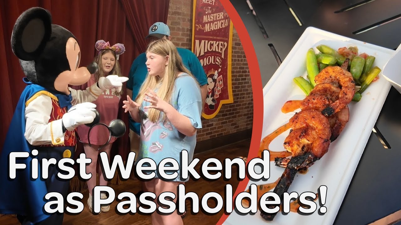 Our First Weekend as Disney Annual Passholders! Gideon’s, Magic Kingdom & EPCOT Food & Wine Festival