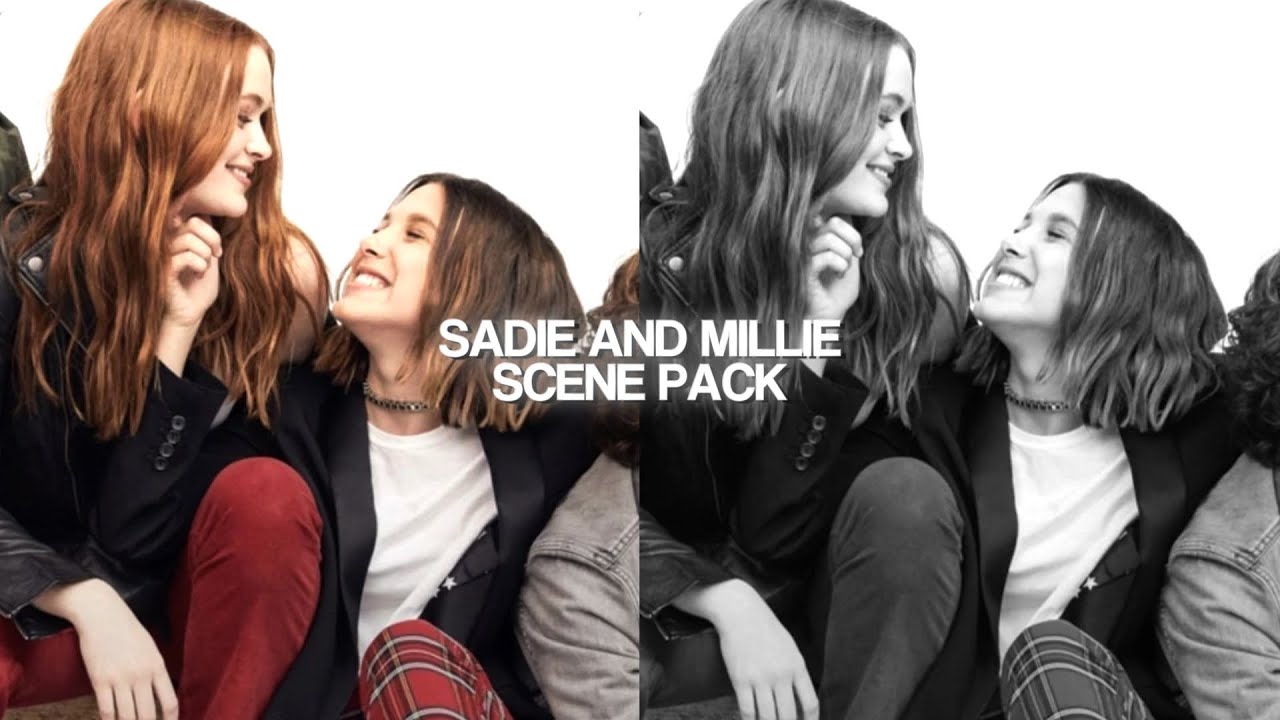 sadie sink and millie bobby brown scene pack | sillie 