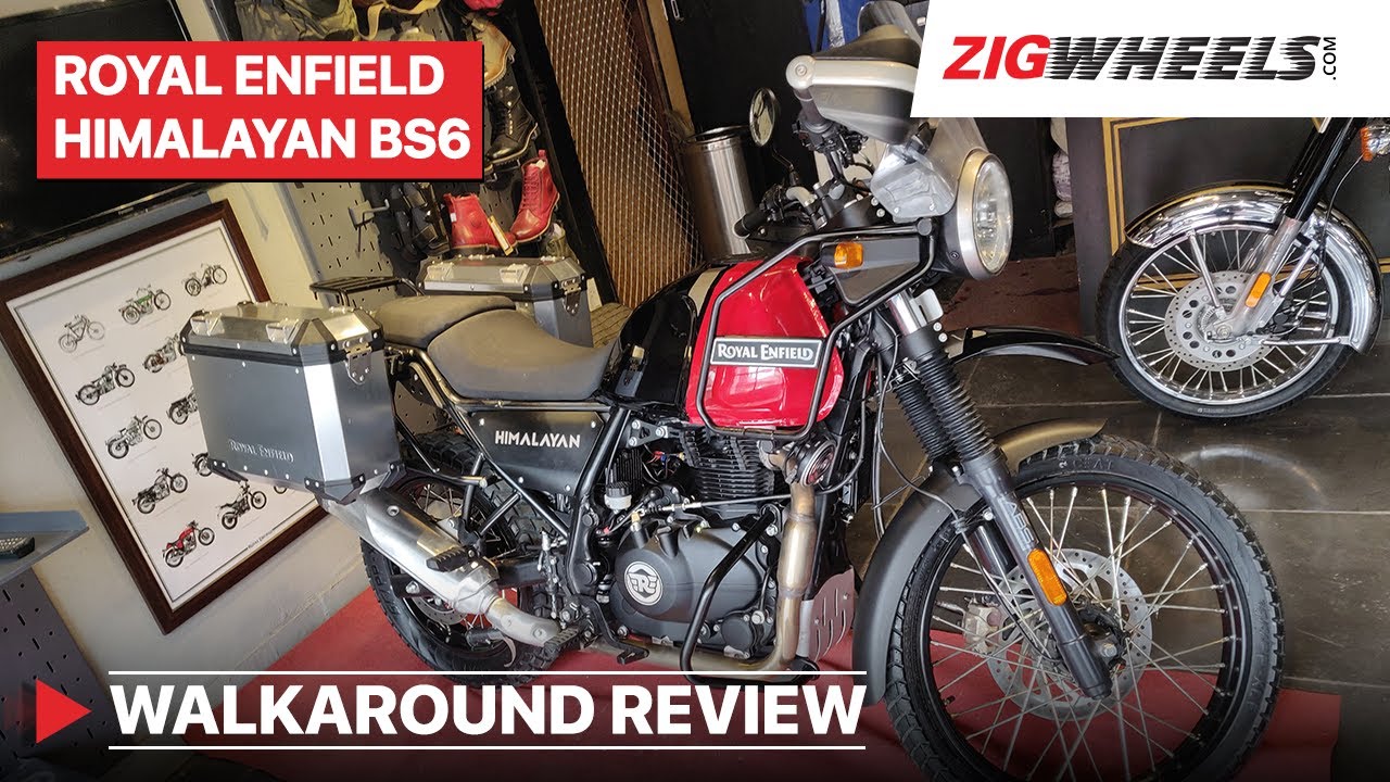 Обзор Royal Enfield Himalayan BS6 Walkaround | Выпуск, цвета, характеристики и многое другое | Zi...