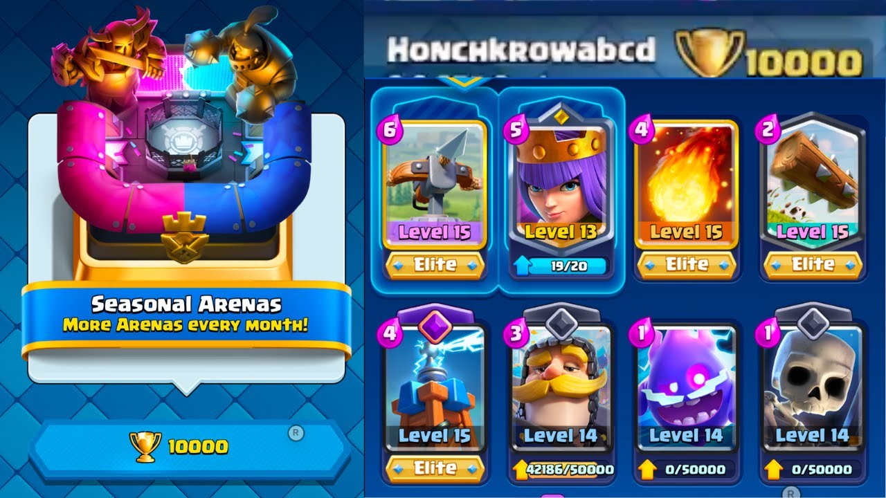 How I hit 10,000 TROPHIES with QUEENBOW (Clash Royale)