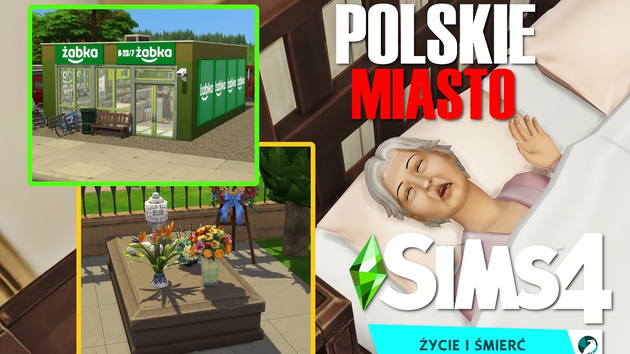 PRAWDZIWY POLSKI POGRZEB W POLSKIM MIEŚCIE w SIMS 4