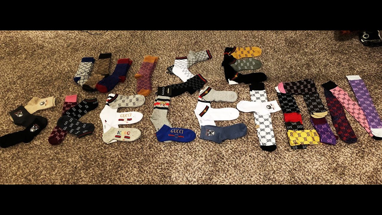 MY INSANE FAKE GUCCI SOCK COLLECTION