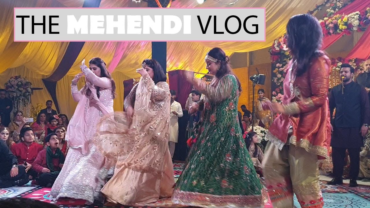 Pakistani Mehendi Vlog | Bride & Groom's Dance + I DANCED! | GLOSSIPS