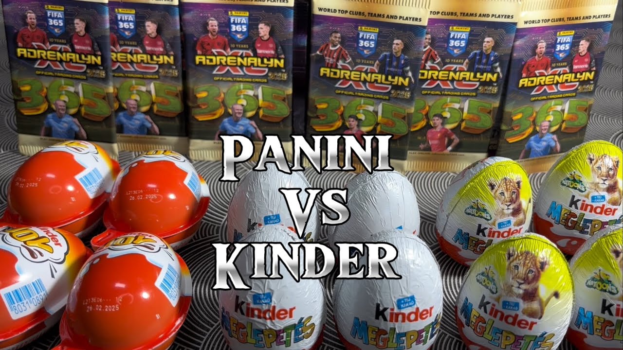KINDER VS PANINI CHALLENGE / Családi csata / FIFA 365 2025/