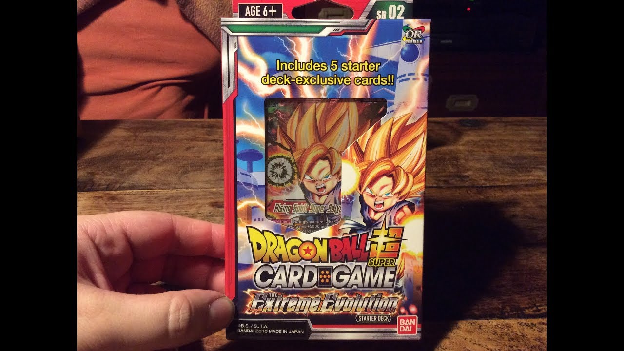 Dragon Bal Super CCG: Extreme Evolution Starter Deck Opening!
