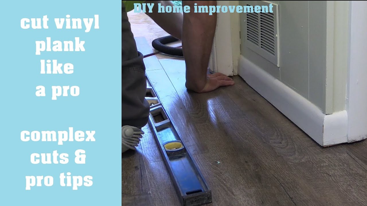 Cut peel & stick vinyl plank | for the beginner | cut like a pro