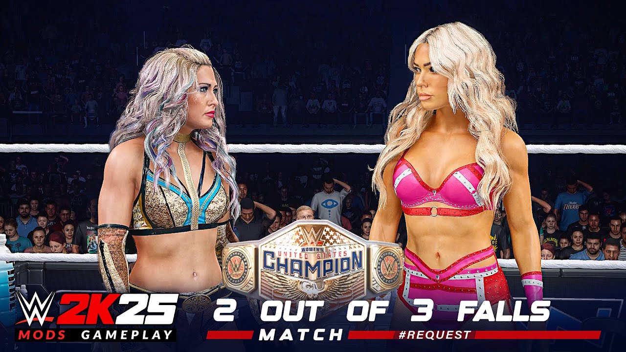 WWE 2K25 Giulia vs Maxxine Dupri in a Best of 3 Falls Match for WWE Women's US Championship