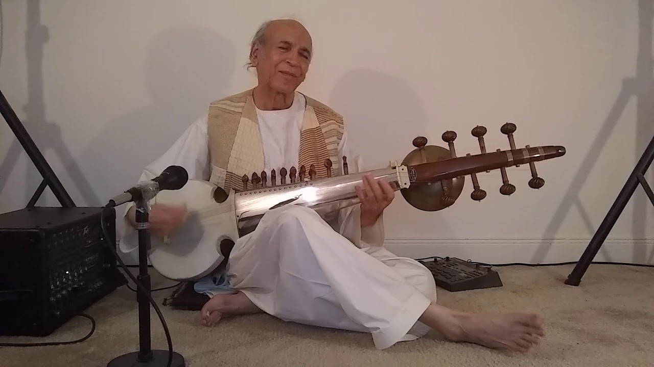 Yeh reshmi zulfein yeh sharbati Aankhein -mohammad Rafi performed by Wali Raoufi on sarood