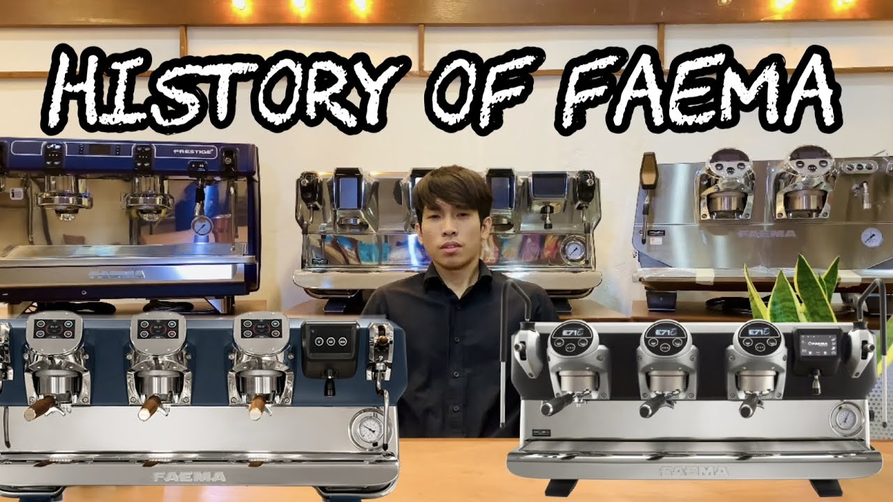 History of Faema Coffee Machines,Grouppo Cimbali, Mumac coffee museum.