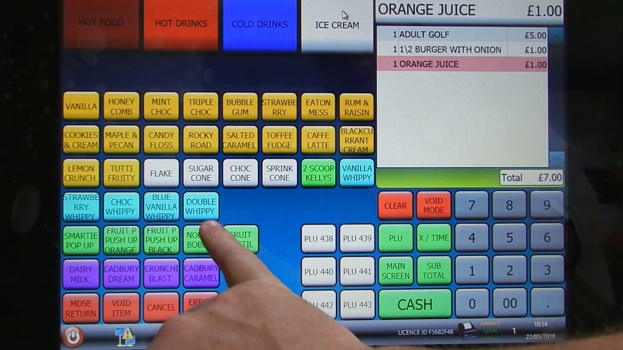 Latest Touch Screen Till System For Pub/Club/Bar/Cafe/Restaurant Replaces Sam4S SPS2200