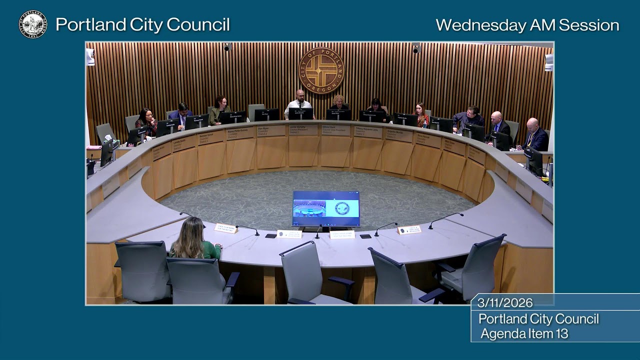 Portland City Council AM Session 03/11/26