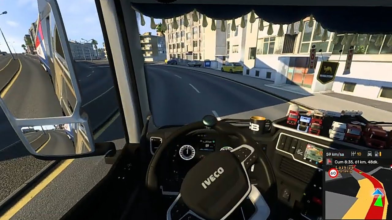 الحدود التركية السورية|سافرت من مدينة مرسين التركية إلى مدينة طرطوس السورية |euro truck simulator 2