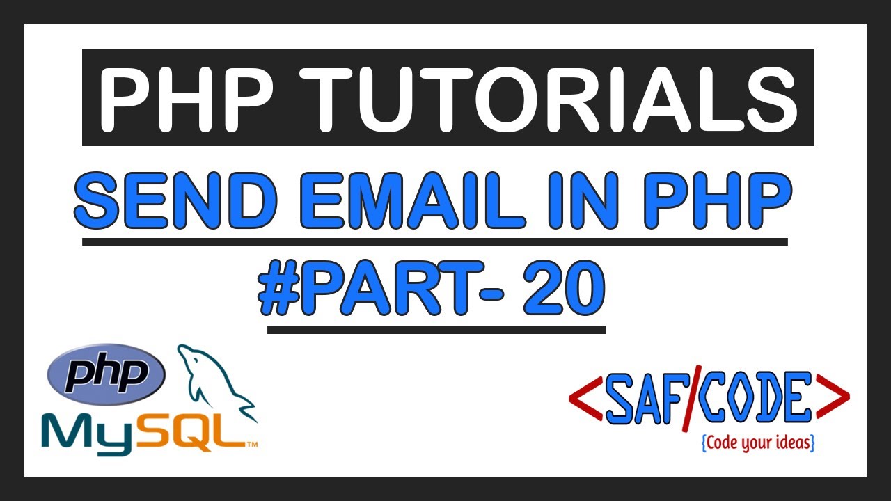 PHP Tutorials - How to Send Email in PHP || Email Send In PHP Part-20