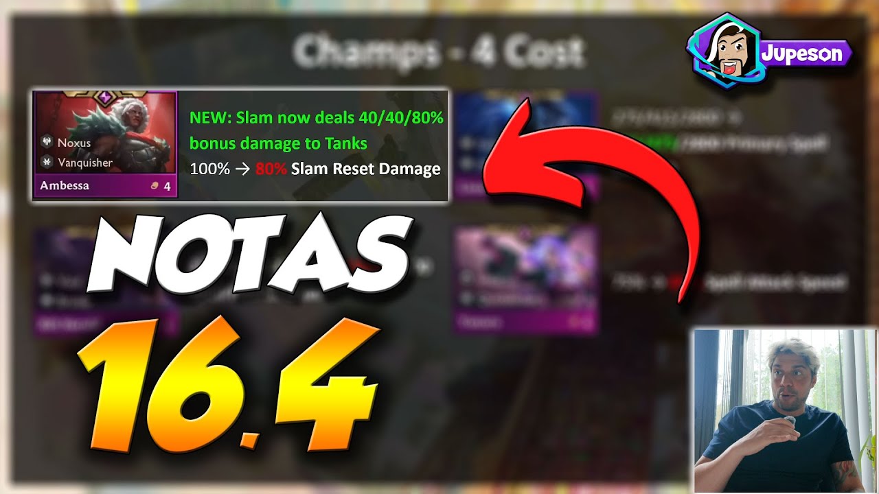 NOTAS del PARCHE 16.4 en TFT