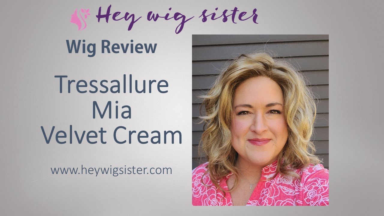 Tressallure Mia in the color Velvet Cream | WIG REVIEW | Shoulder length curly wig with lots of poof