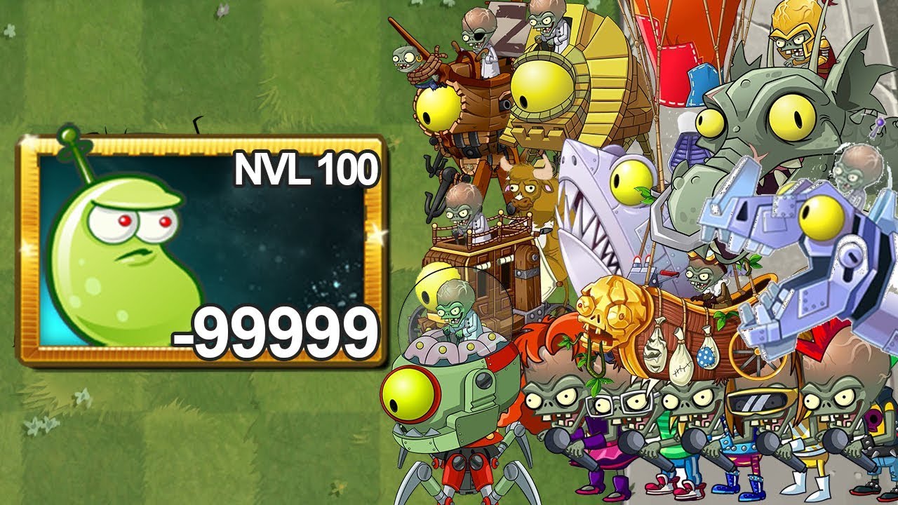Plants Vs Zombies 2 Super Frijol Laser Nivel 100 Vs Todos Los Zombots