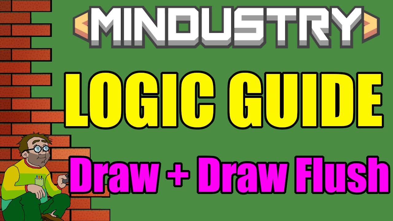 Draw And Draw Flush Mini Tutorial - Mindustry V6 Logic Basics Series