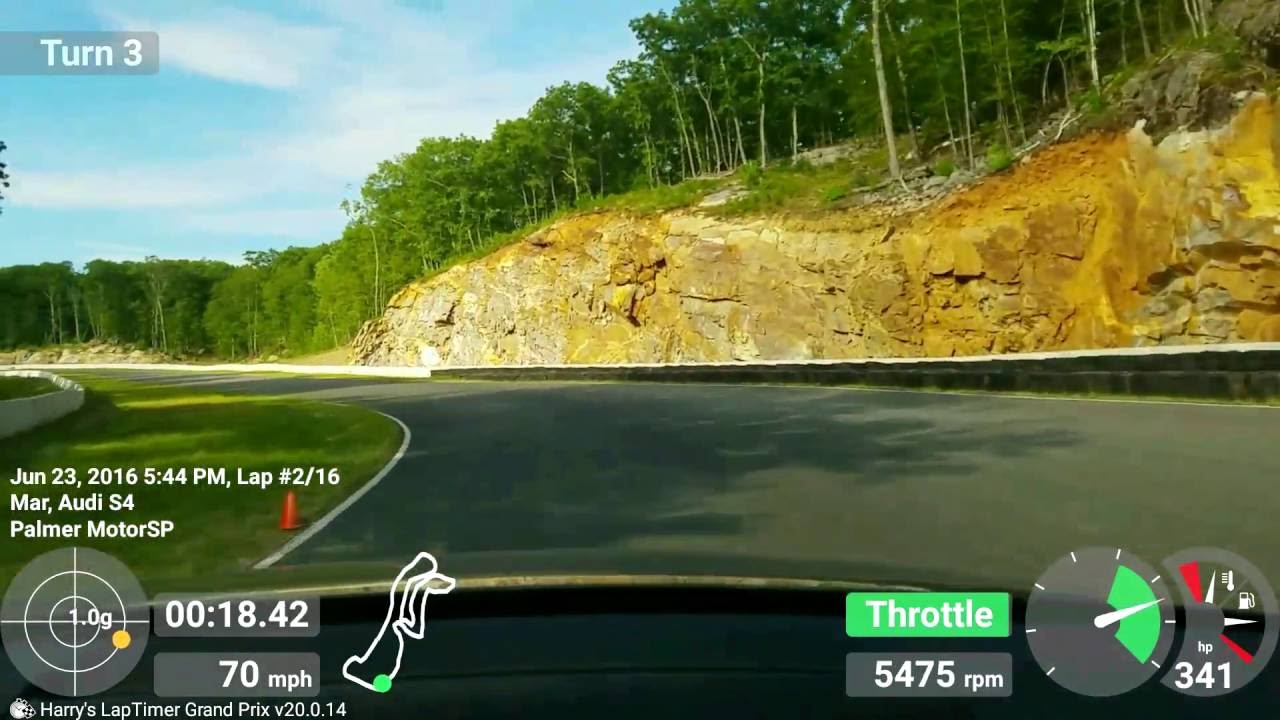 Second day at Palmer Audi S4 Guy crashed in front of me June 23 2016