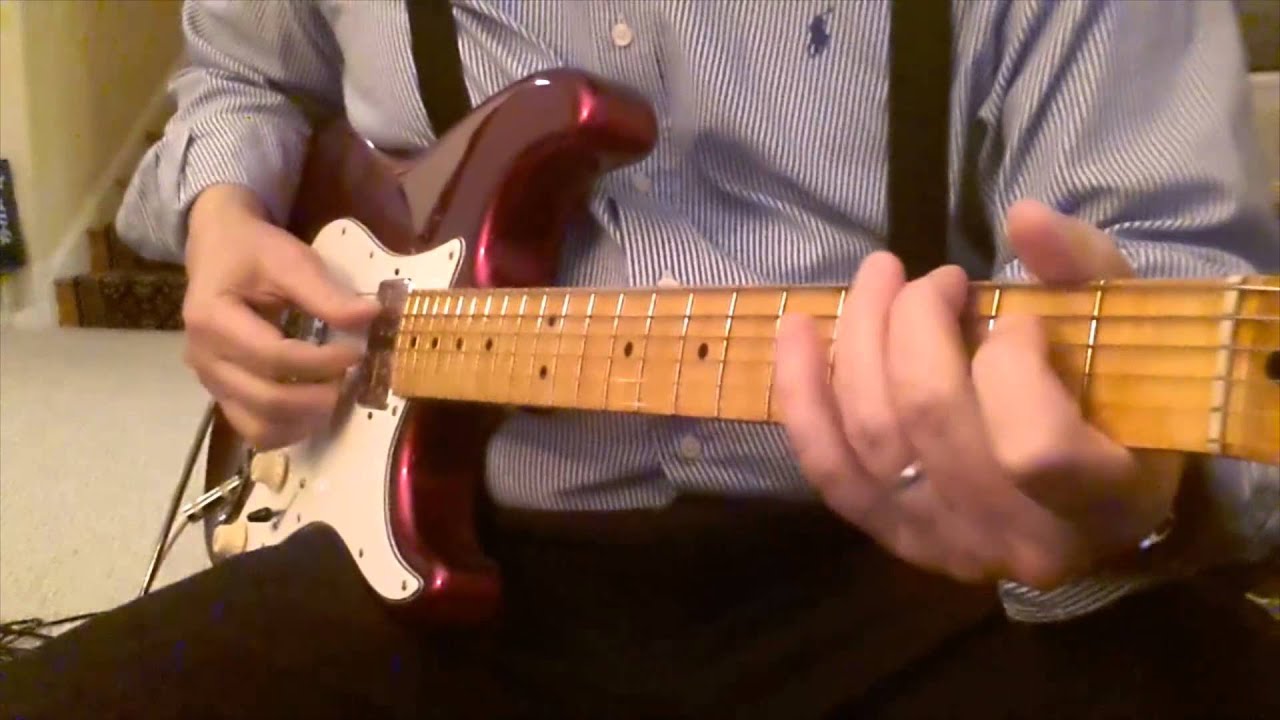 Demo GFS Gold Foil Pickups in a Stratocaster (strat)