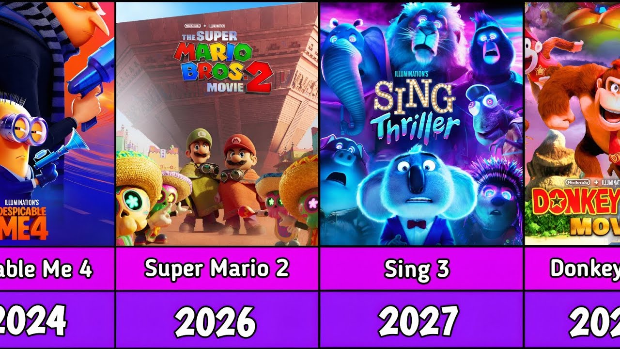 Every upcoming and released Illumination movie  (2010 - 2029)