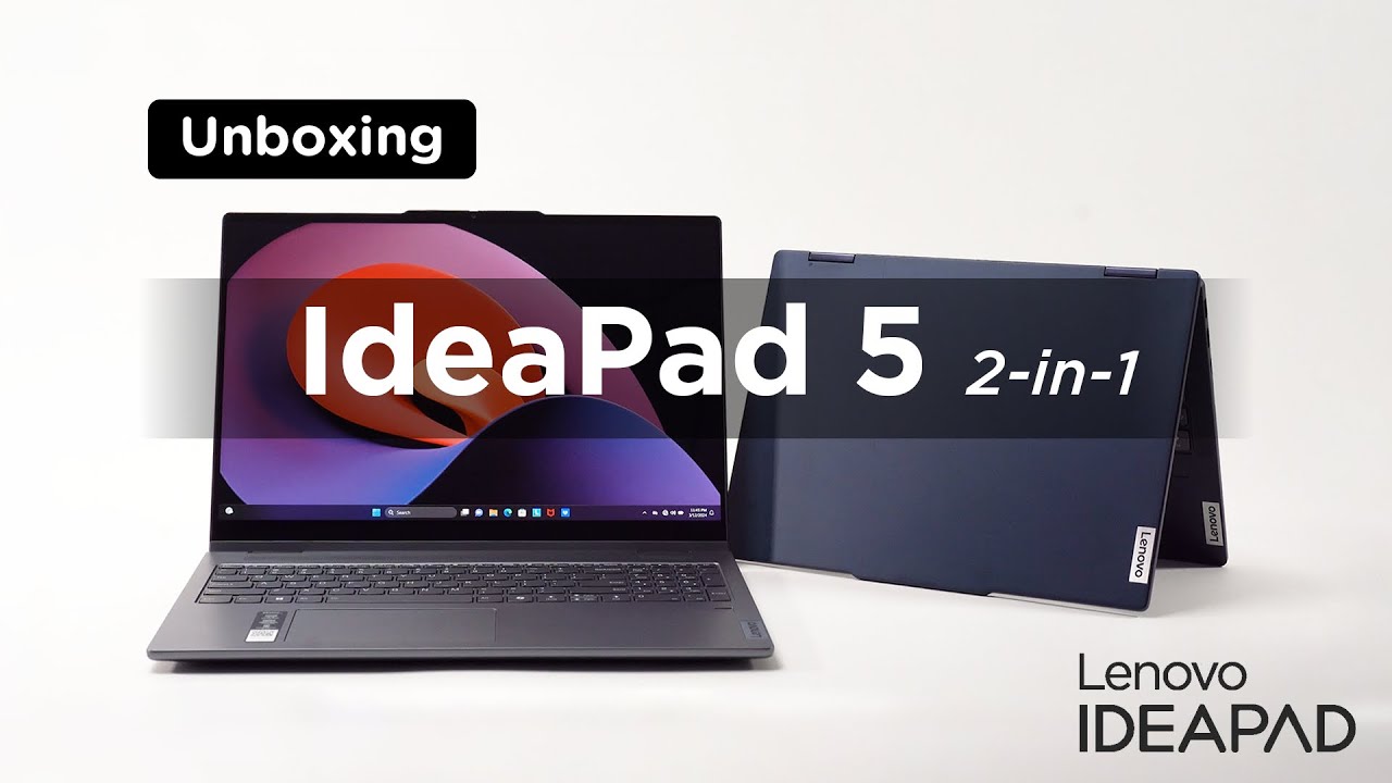 Unboxing the new IdeaPad 5i 2-in-1 16