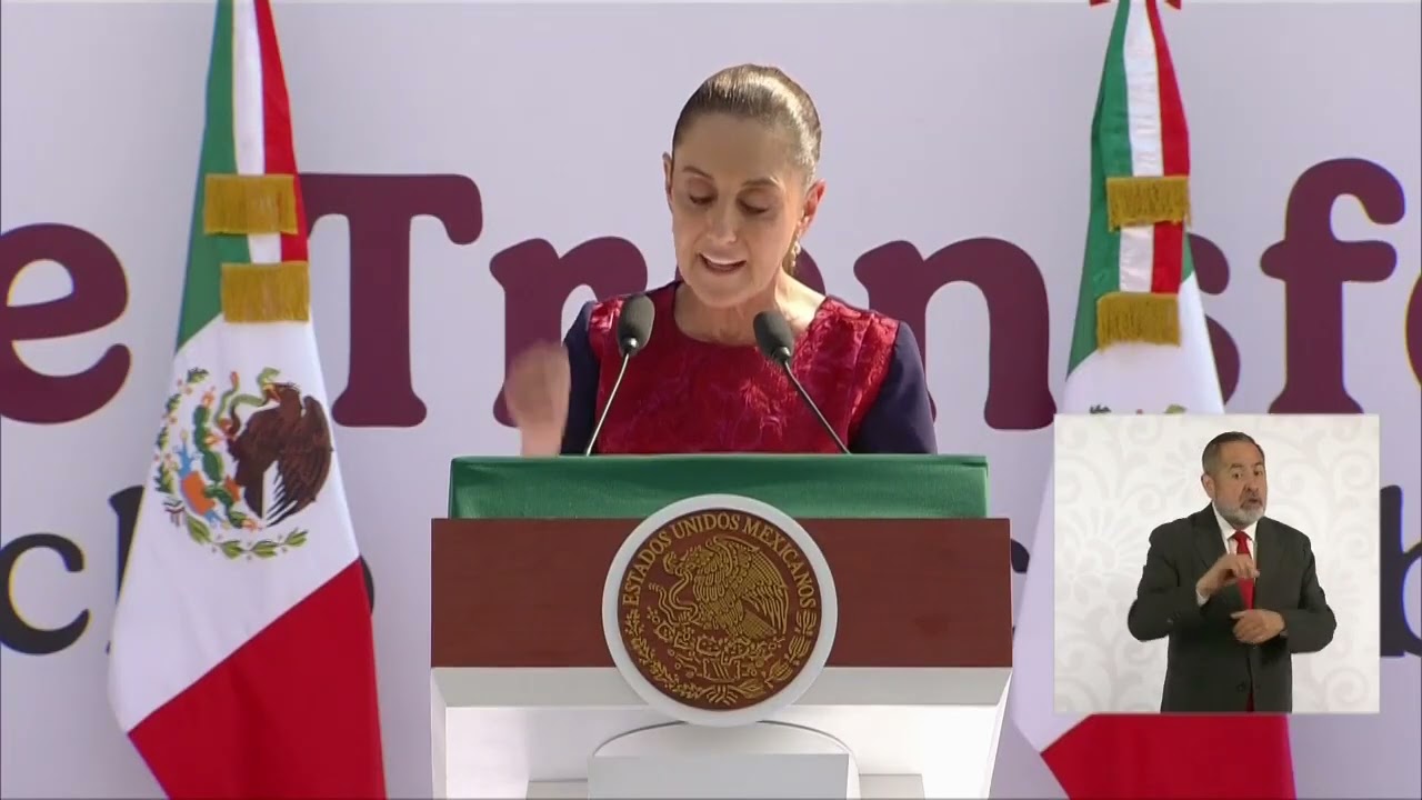 Mensaje de Claudia Sheinbaum en el Zócalo de la CDMX por los 7 años de la 4T | Imagen Noticias