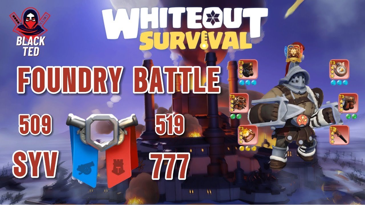 Mükemmel Taktikler ile DÖKÜMHANE SAVAŞI (Sonunu bekle!) - Whiteout Survival DÖKÜMHANE SAVAŞI