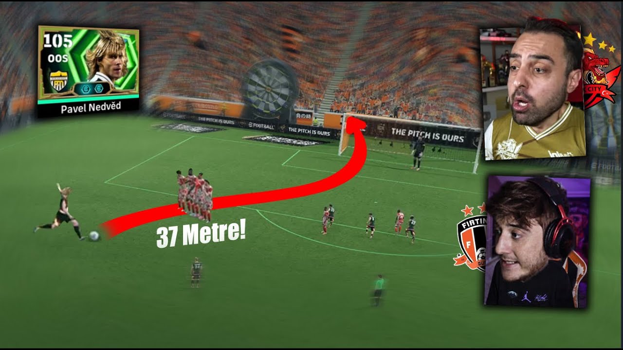 İLK MAÇINDA EFSANEMİZ NEDVED 37 METRE İMKANSIZ FRİKİK GOLÜ ! EL Pesico 2026 ! Ümidi vs Emjan
