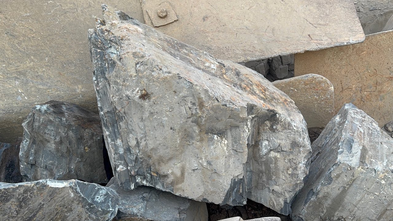 PLAYING with Giant Rocks #asmr Rock Quarry Crushing operations #trending #viralvideo #rockcrusher