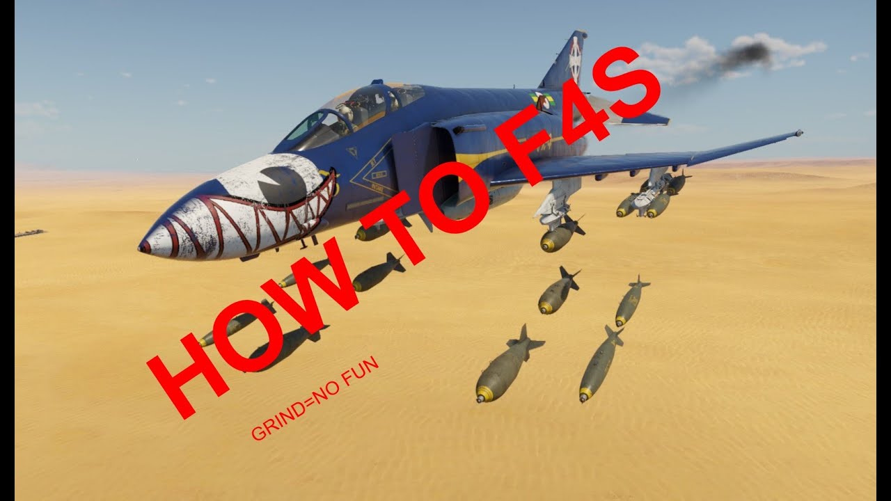 How to get SL and RP easily using F4[S] Phantom [WarThunder]