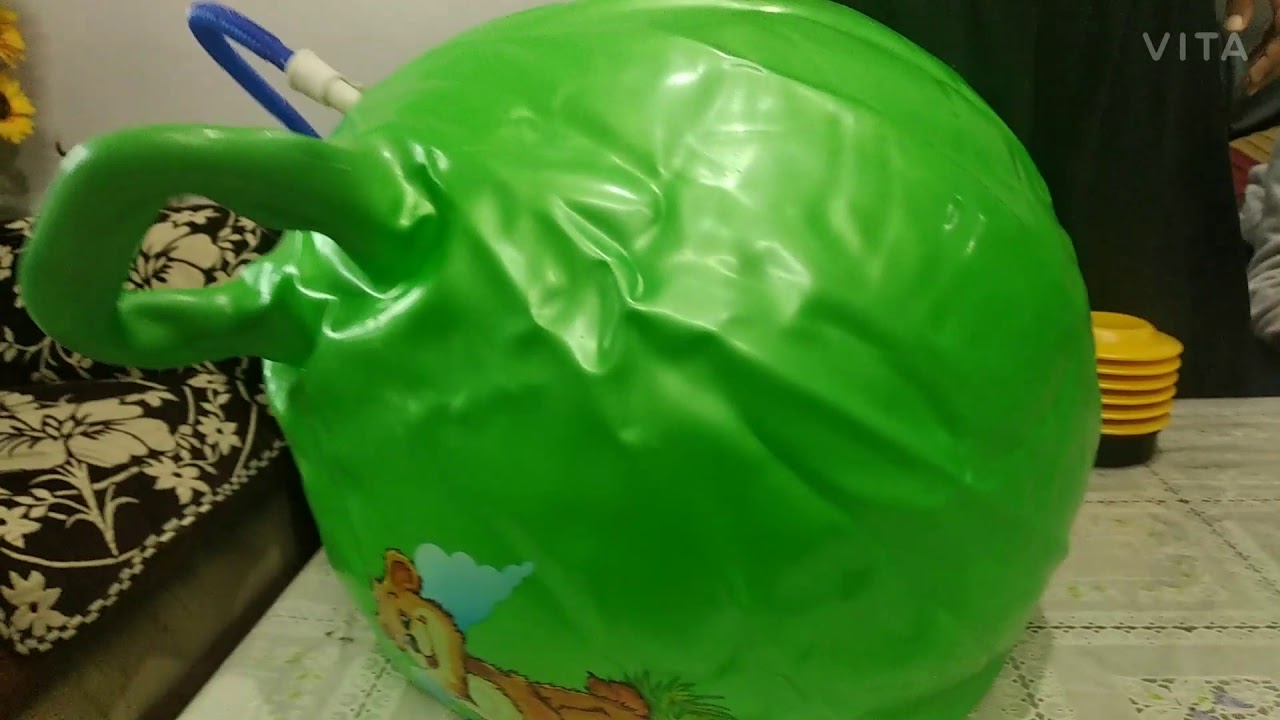 How to blow Bouncing Ball, Yoga Ball in Hindi