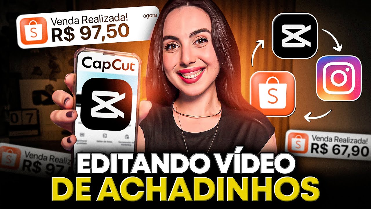 AFILIADO SHOPEE: Como Editar Um VÍDEO De Achadinhos Do Zero - Venda MUITO Mais