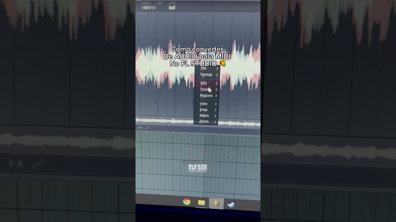 Como CONVERTER de &Aacute;UDIO para MIDI no FL STUDIO 🥭#producaomusical #flstudio #trap #mixagem #master