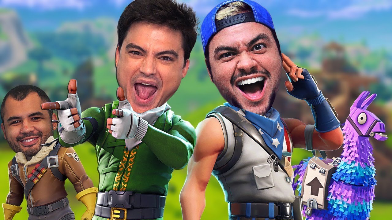 SQUAD DE FORTNITE DOS IRMÃOS NETO!!