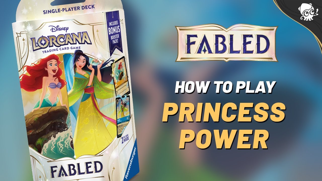 How to Play! 🟡🔵 PRINCESS POWER Single Player Deck Strategy | Disney Lorcana FABLED